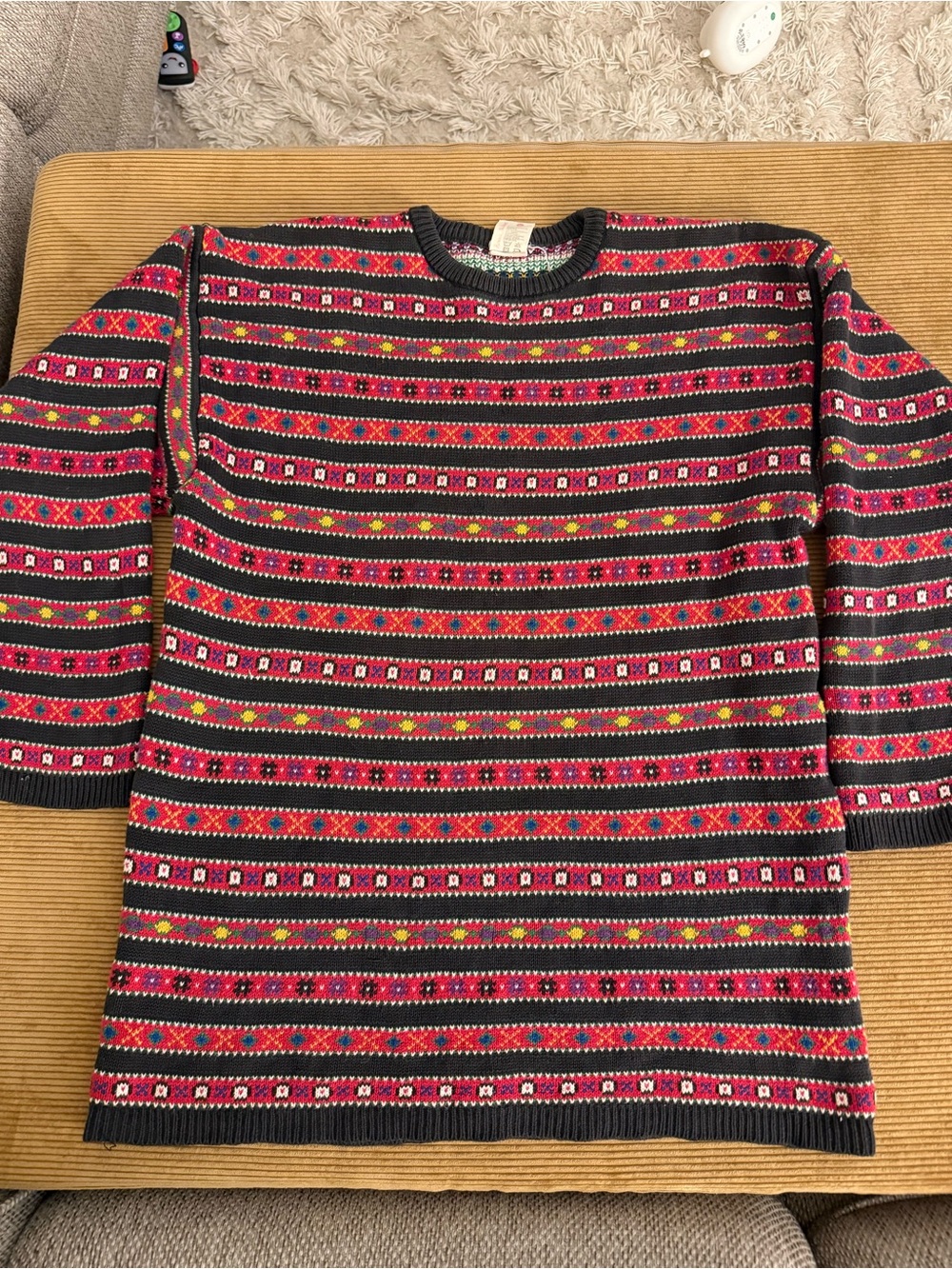 VTG 90s Hanna Andersson Festive Men’s Sweater Fair Isle
